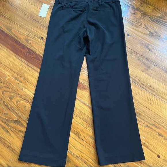 Michael Kors Women Black Slacks Pants Straight Leg Business Career 6P NWT - Picture 4 of 10